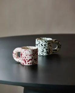 Jose mokken splash rood set van 6 stuks