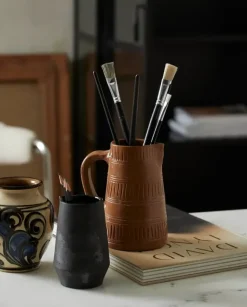 Juniper kan met handvat bruin - 9190