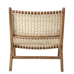 Keila Lounge stoel teak hout - naturel