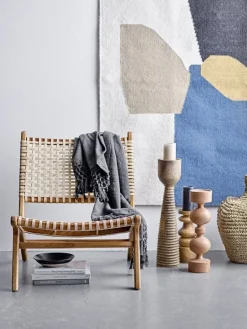 Keila Lounge stoel teak hout - naturel