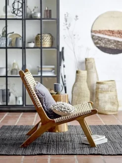 Keila Lounge stoel teak hout - naturel