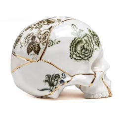 Kintsugi Skull decoratie object - 09943