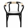 Knot Chair stoel zwart hout