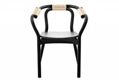 Knot Chair stoel zwart hout