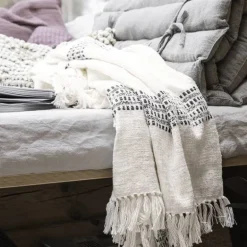 Kolonia plaid wit 180x130cm