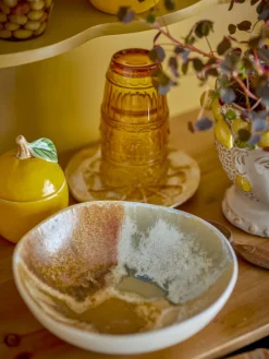 Lacey schalen geel set van 4 stuks - 82072536