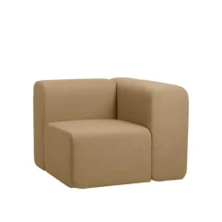 Lagoon bank module hoek links - oker