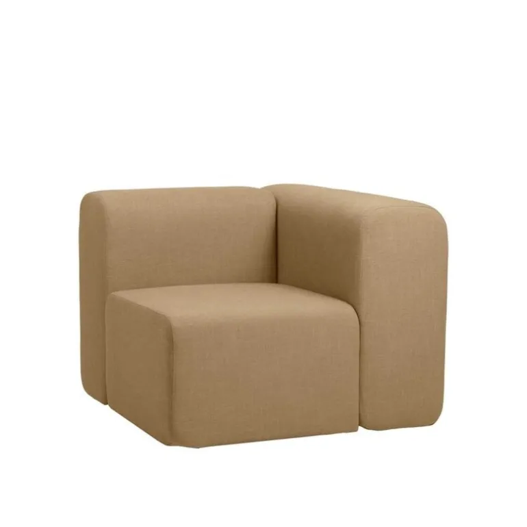 Lagoon bank module hoek links - oker