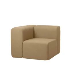 Lagoon bank module hoek rechts - oker