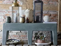 Lantaarn metaal - zwart L20xH57xW20 cm