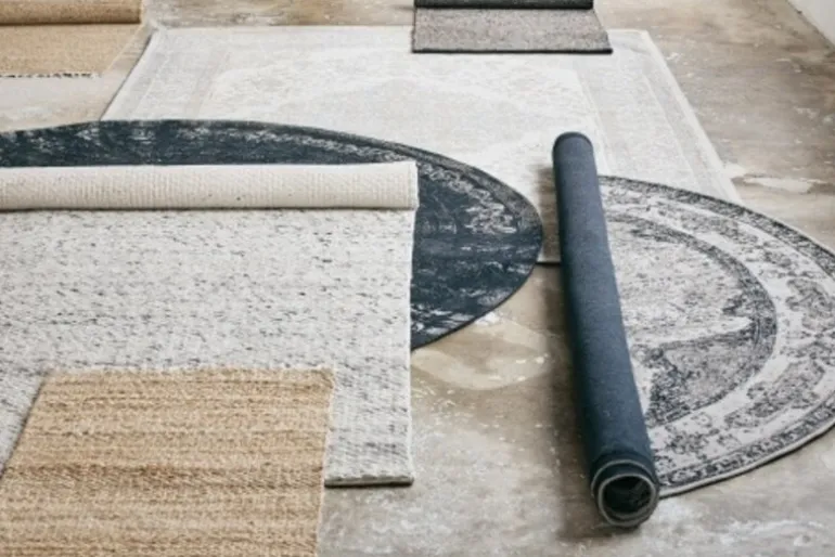 Lara vloerkleed wol - ivory/grijs 160x240cm