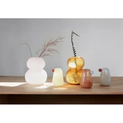 Lasi vaas roze -L300300