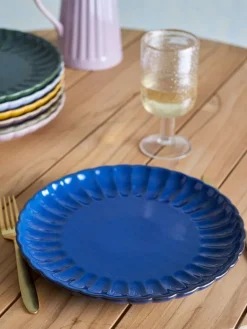 Latina borden Ø27cm set van 6 stuks blauw - 82061936