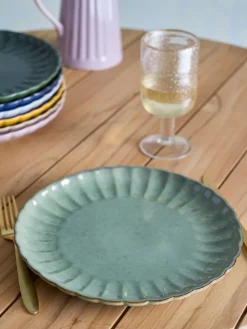 Latina borden Ø27cm set van 6 stuks groen - 82061935