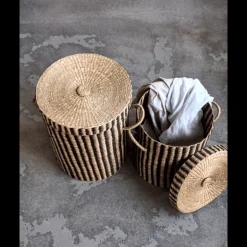 Laundry manden naturel/bruin set van 2 stuks - 266550280