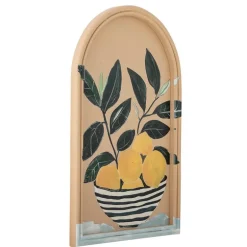 Limone wanddecoratie geel - 82065029