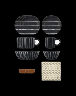 Line brunch servies set 16 stuks - 257981013