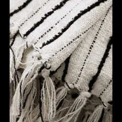 Lines plaid off white/zwart - 900000150