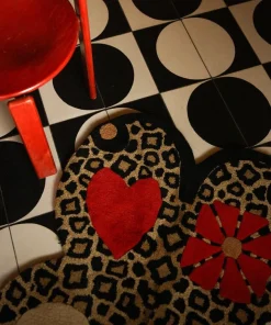 Loony leopard butterfly vloerkleed L - 1.45.10.125.099.5