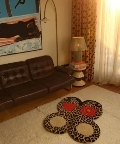 Loony leopard butterfly vloerkleed L - 1.45.10.125.099.5