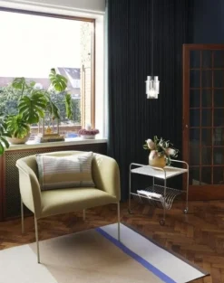 Loungestoel - geel/lichtgroen