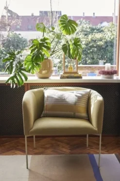 Loungestoel - geel/lichtgroen