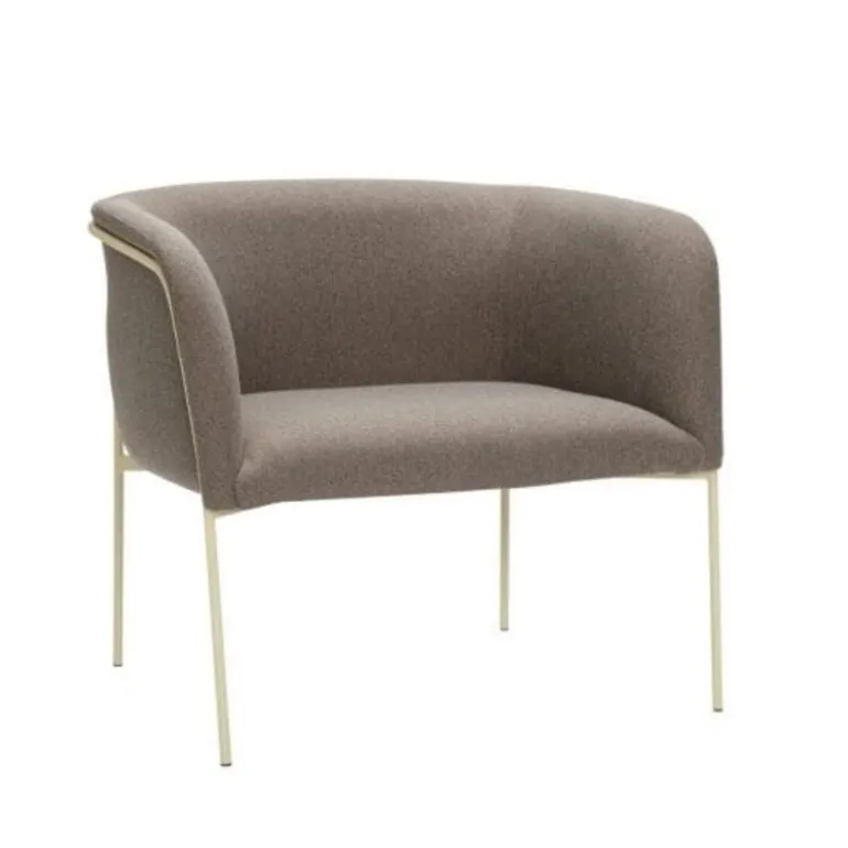 Loungestoel - lichtbruin/geel