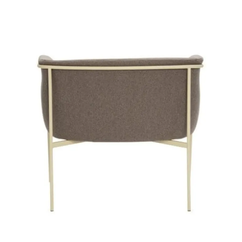 Loungestoel - lichtbruin/geel