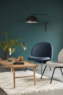 Loungestoel grijs metaal