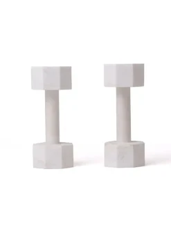 Lvdis marmeren decoratie dumbell set 2KG - 10132