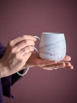 Lyre mokken bruin set van 4 stuks - 82072551