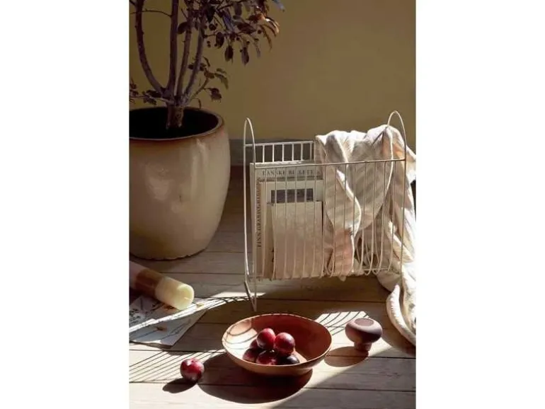 Maggie tijdschriftenhouder - lichtgrijs