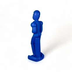 Magna graecia terracotta bronzo helmet blauw - 11521B