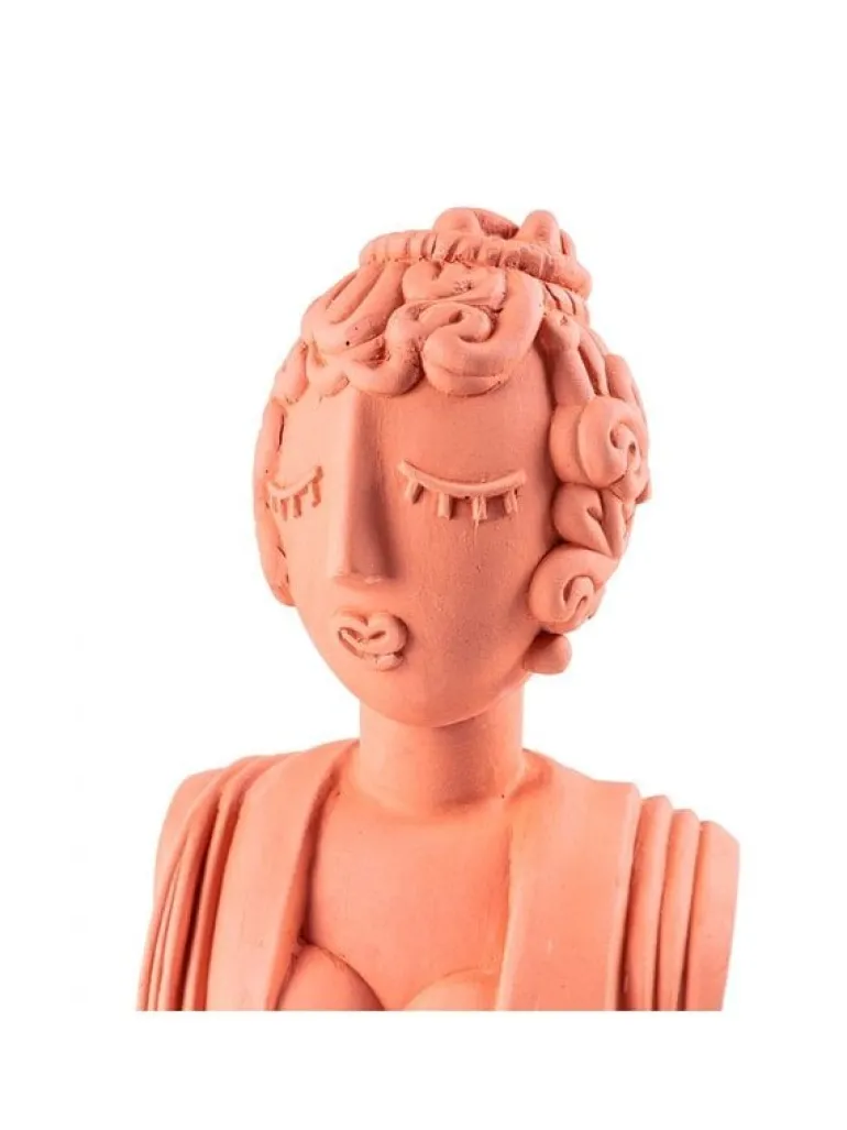 Magna graecia terracotta bust poppea object - 11513