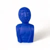 Magna graecia terracotta bust man object blauw - 11512B