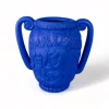Magna graecia terracotta anfora vaas blauw - 11522B