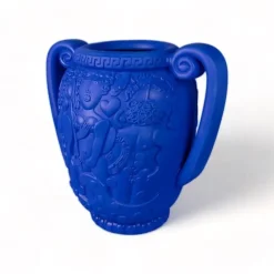 Magna graecia terracotta anfora vaas blauw - 11522B