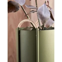 Maki plantenbak hoog olijf - L300333