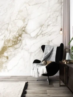 Marble goud behang MW-059- 300x280cm