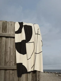 Maren plaid zwart/beige - 71010006