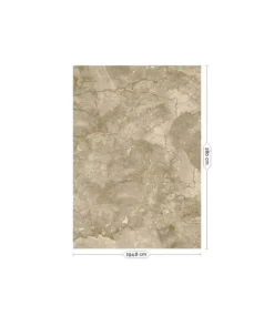 Marmer behang FU-063 - 194,8x280cm goud/beige