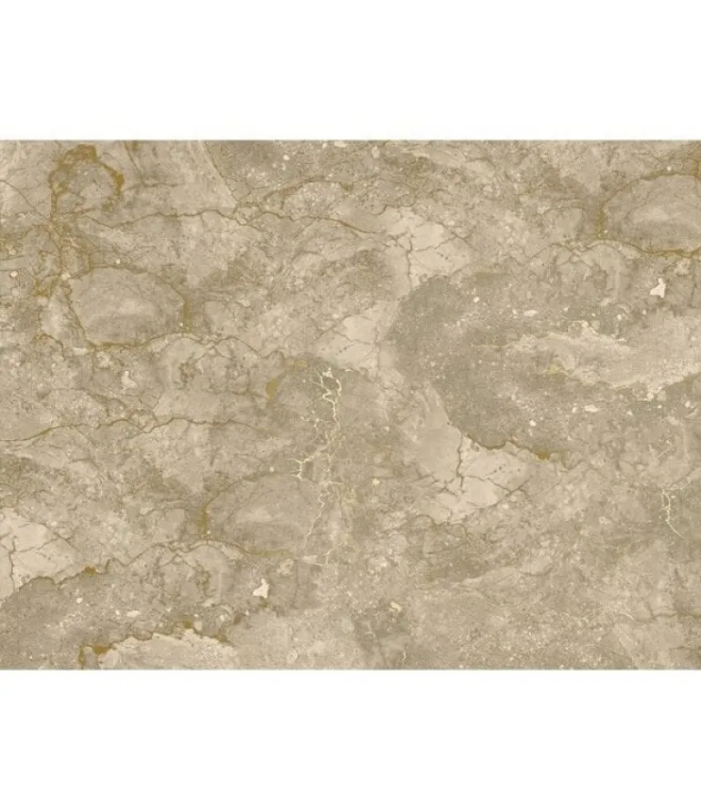 Marmer behang FU-063 - 194,8x280cm goud/beige