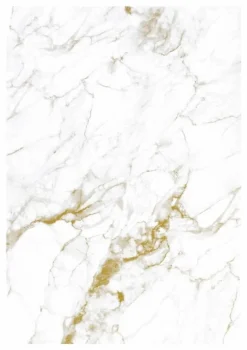Marmer behang wit goud
