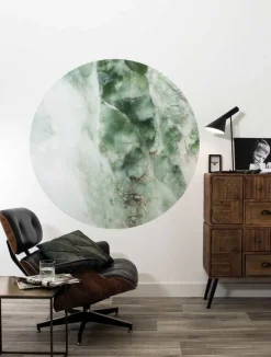 Marmer behangcirkel groen CK-049 ø190cm