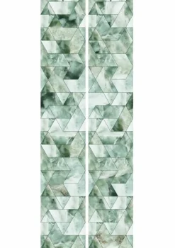 Marmer mosaic behang groen