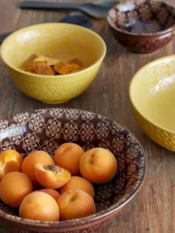 Marsala schalen bruin set van 6 stuks - 82057472