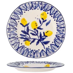 Maxima borden Ø27cm blauw set van 6 stuks - 82061673