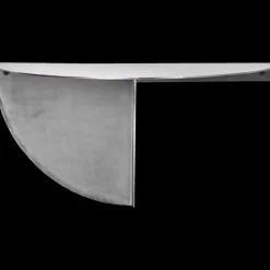 Mega wandplank geborsteld zilver - 207240710