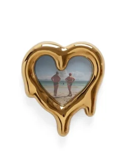 Melted heart fotolijst/spiegel goud - 10059