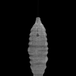 Mesh hanglamp geborsteld zilver - 203660675